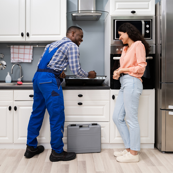 what kind of warranty do you offer on your cooktop repair services in Hall County Nebraska